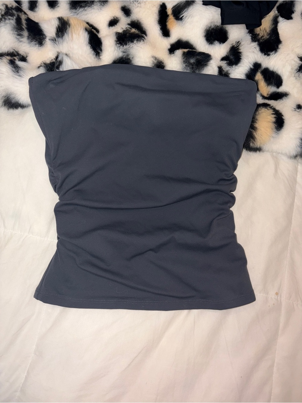 garage ruched sleek tube top